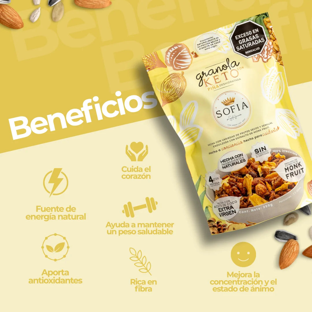 GRANOLA KETO PIÑA
