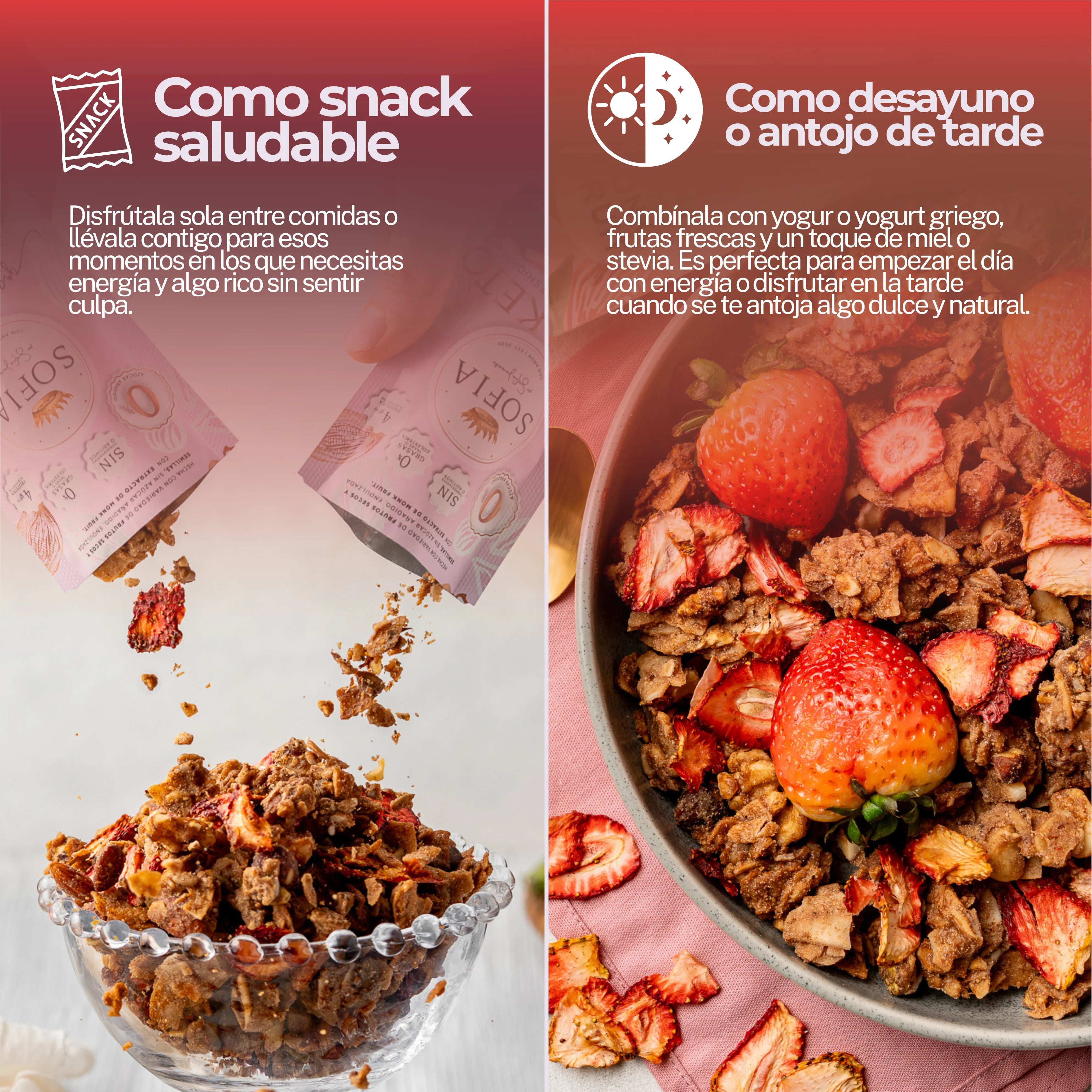 GRANOLA KETO FRESA