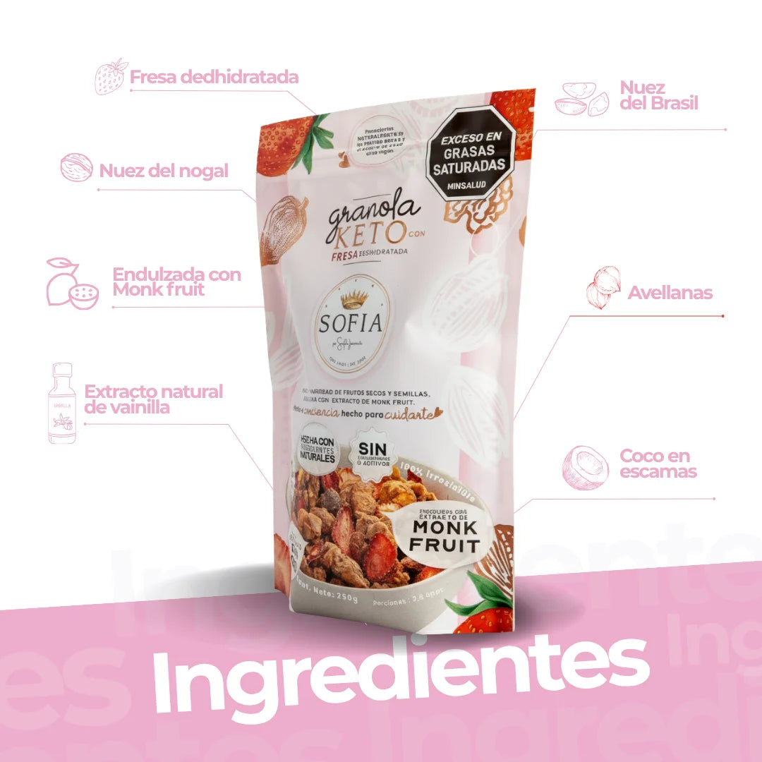 GRANOLA KETO FRESA