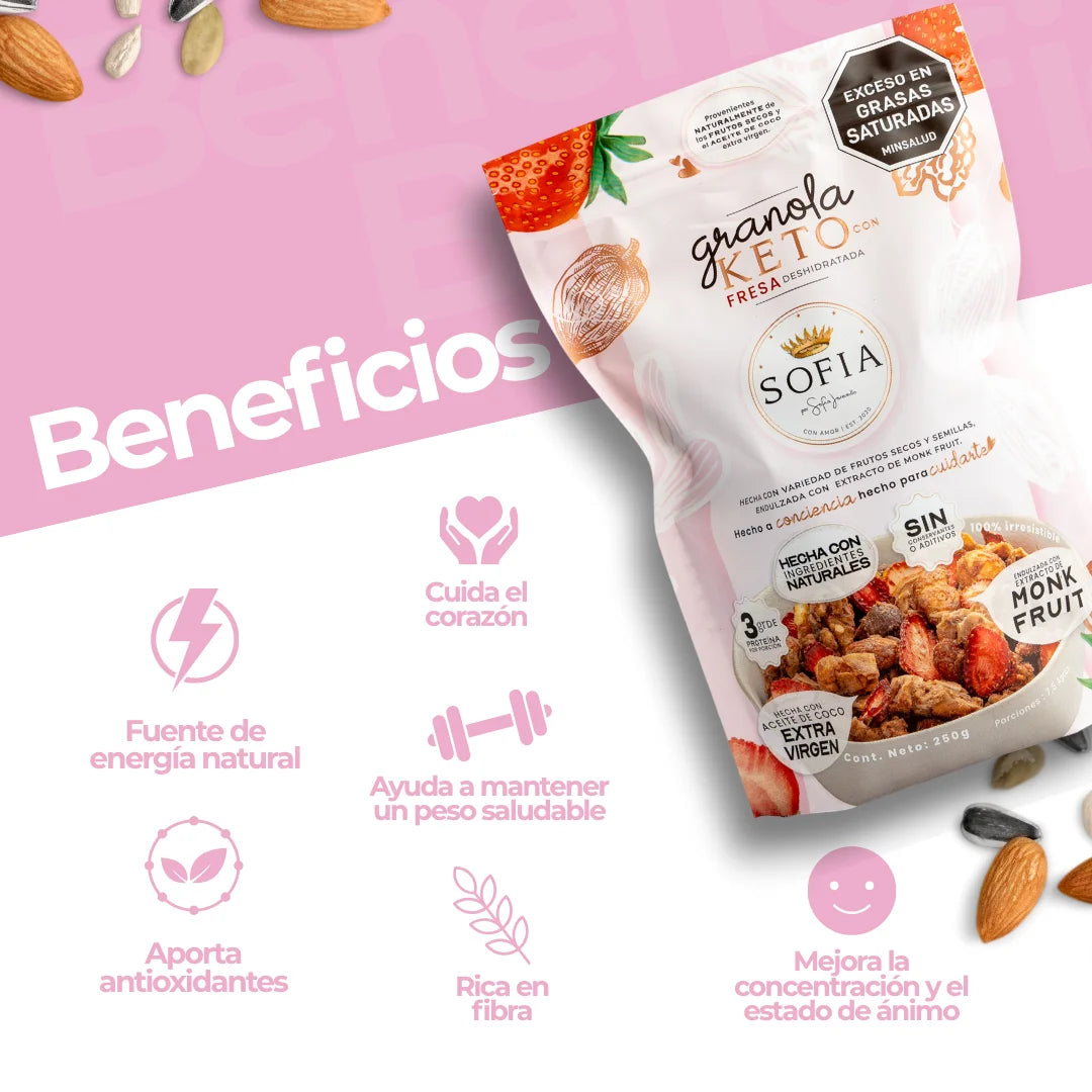 GRANOLA KETO FRESA