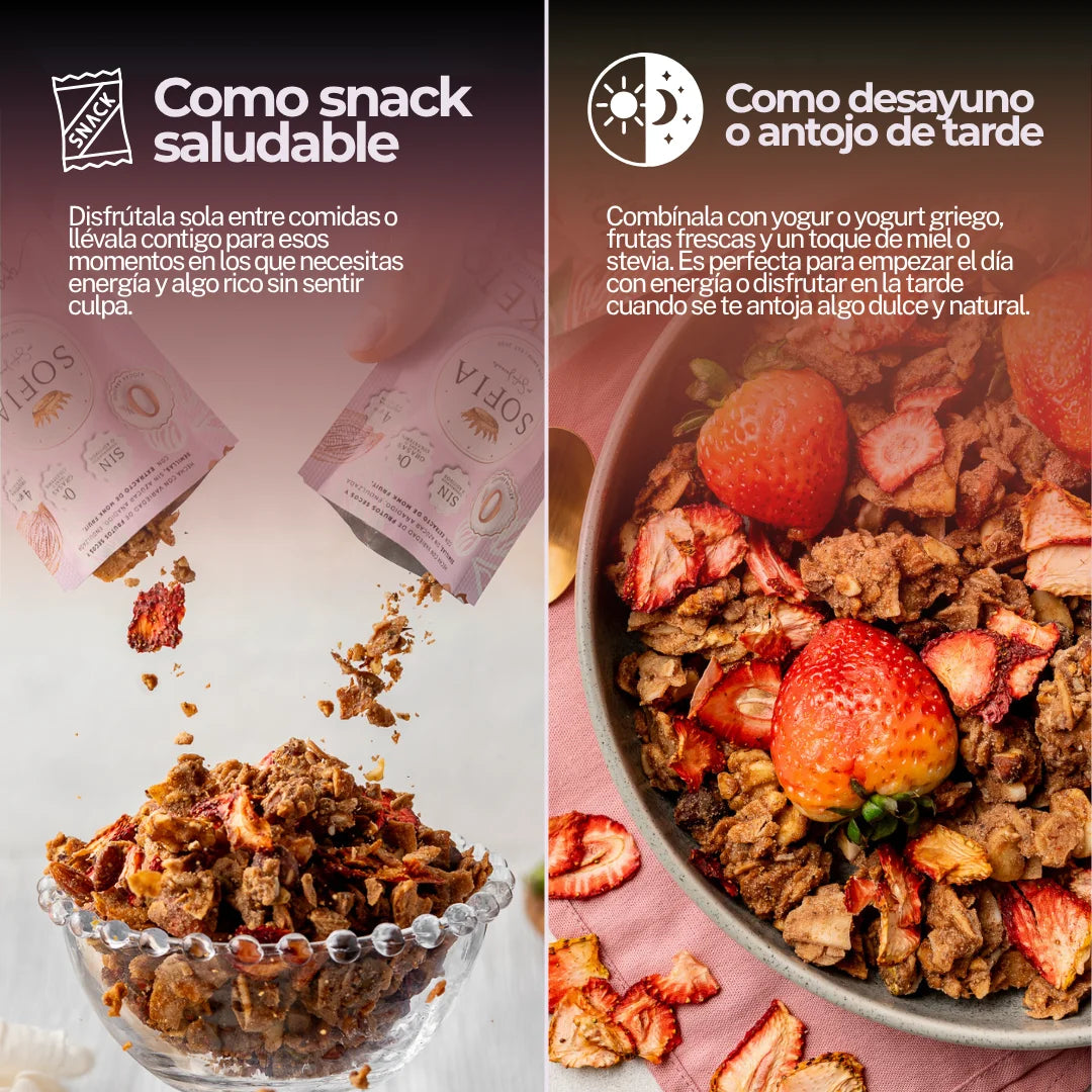 GRANOLA KETO FRESA