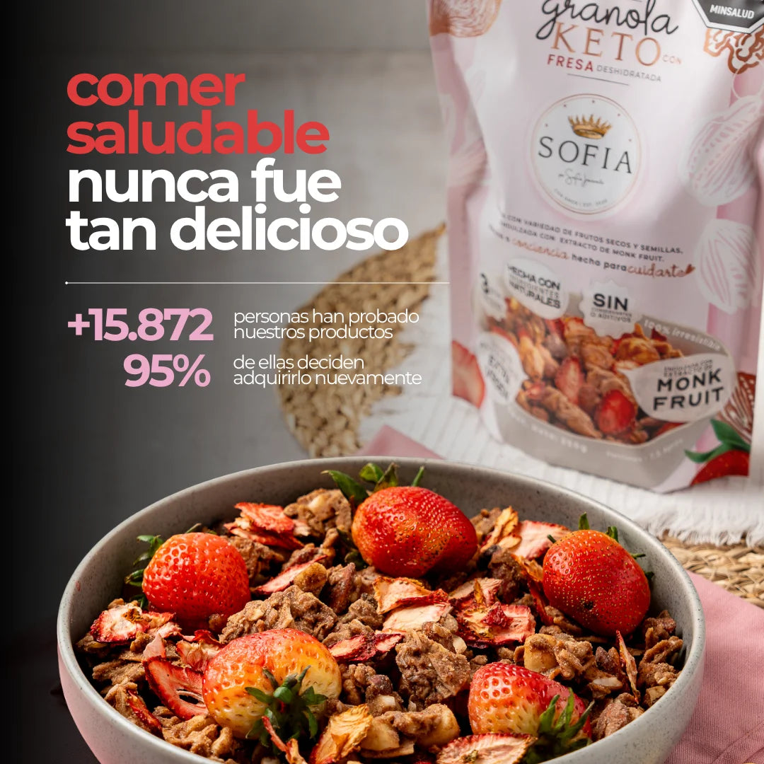 GRANOLA KETO FRESA