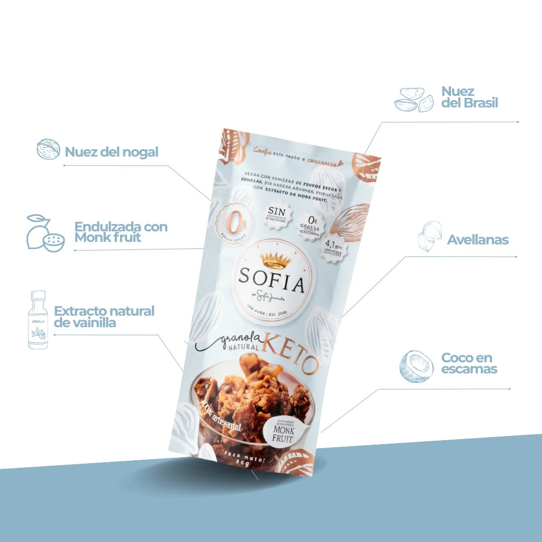 SEMANARIO GRANOLITAS KETO NATURAL