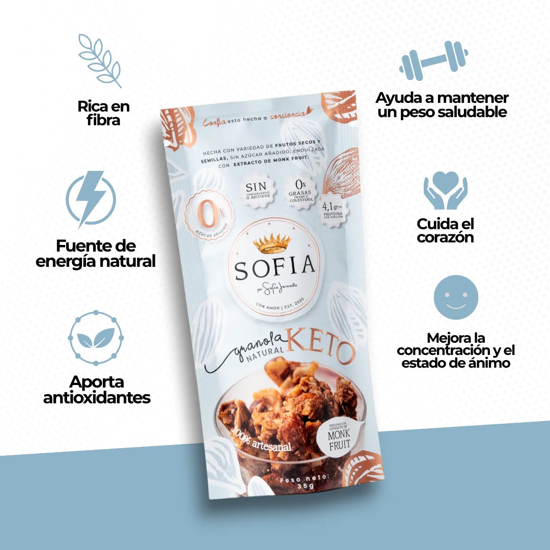 SEMANARIO GRANOLITAS KETO NATURAL