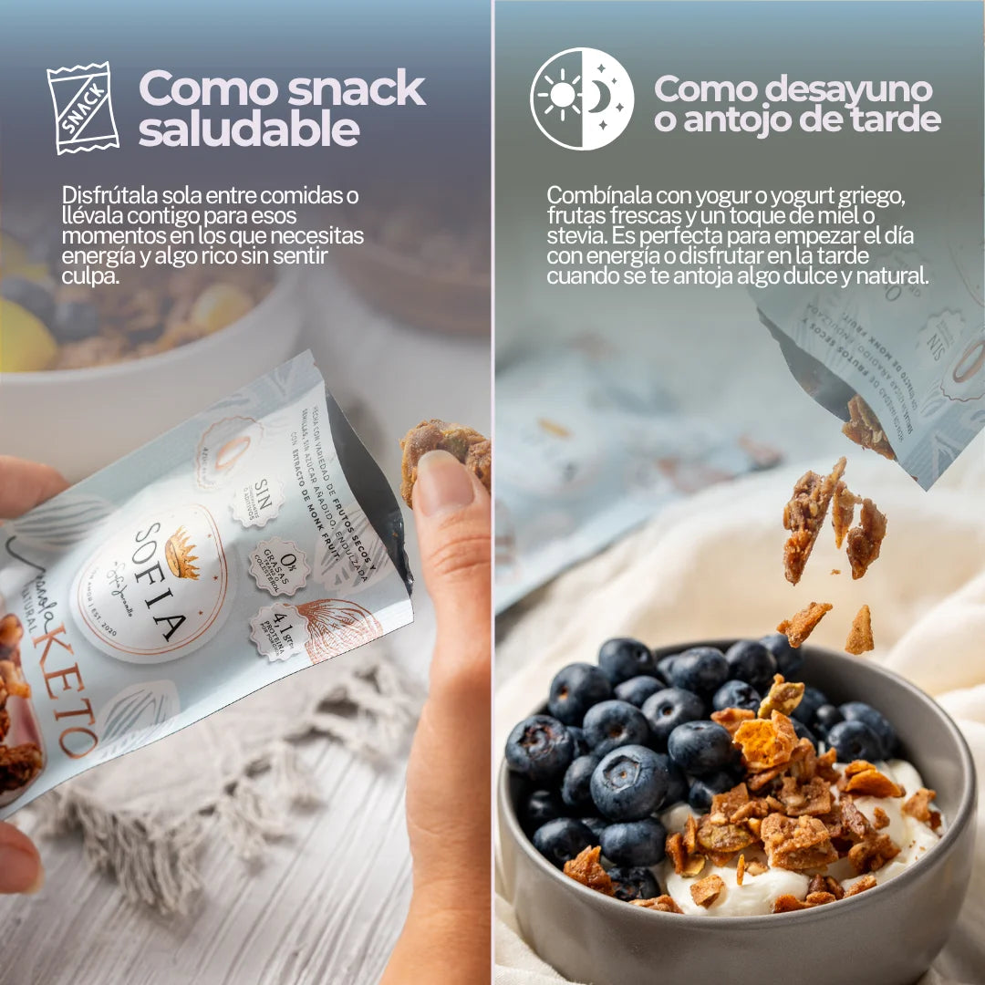 SEMANARIO GRANOLITAS KETO NATURAL