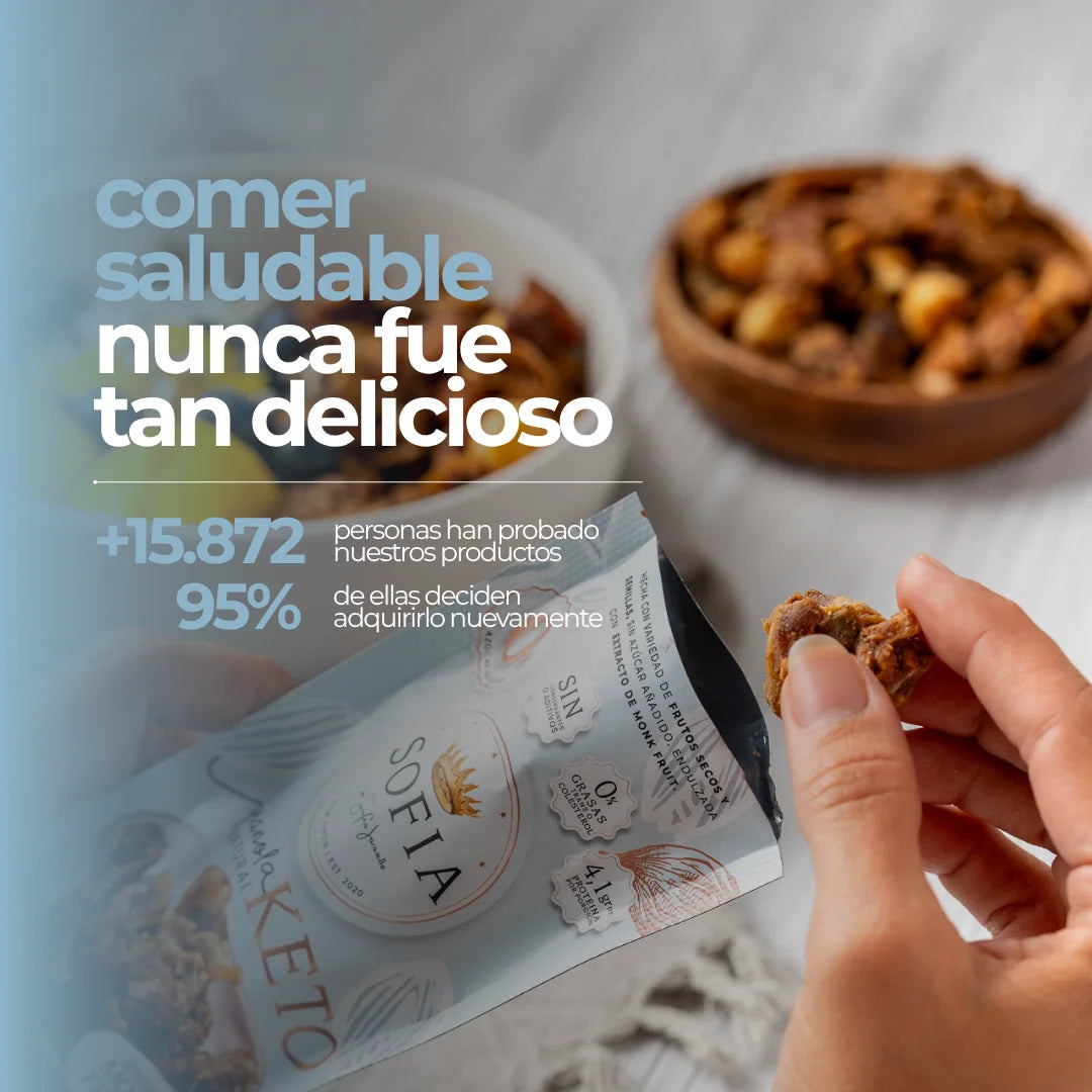 SEMANARIO GRANOLITAS KETO NATURAL