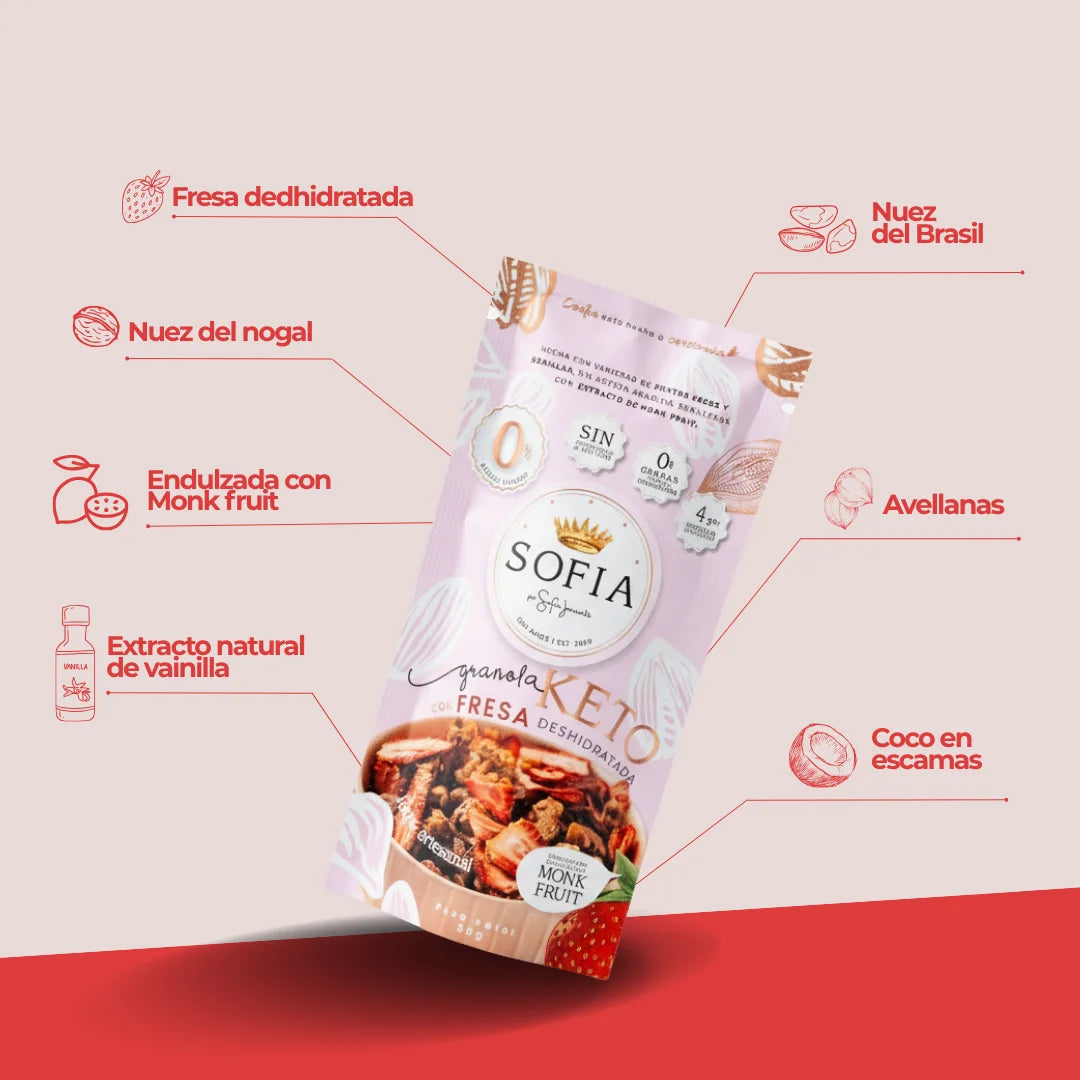 GRANOLITA KETO FRESA