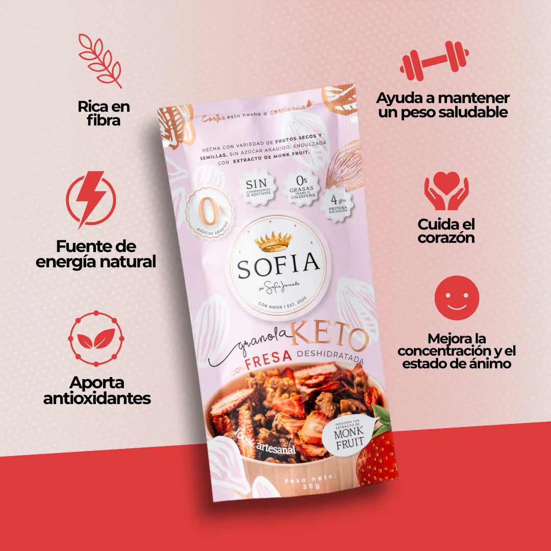 GRANOLITA KETO FRESA