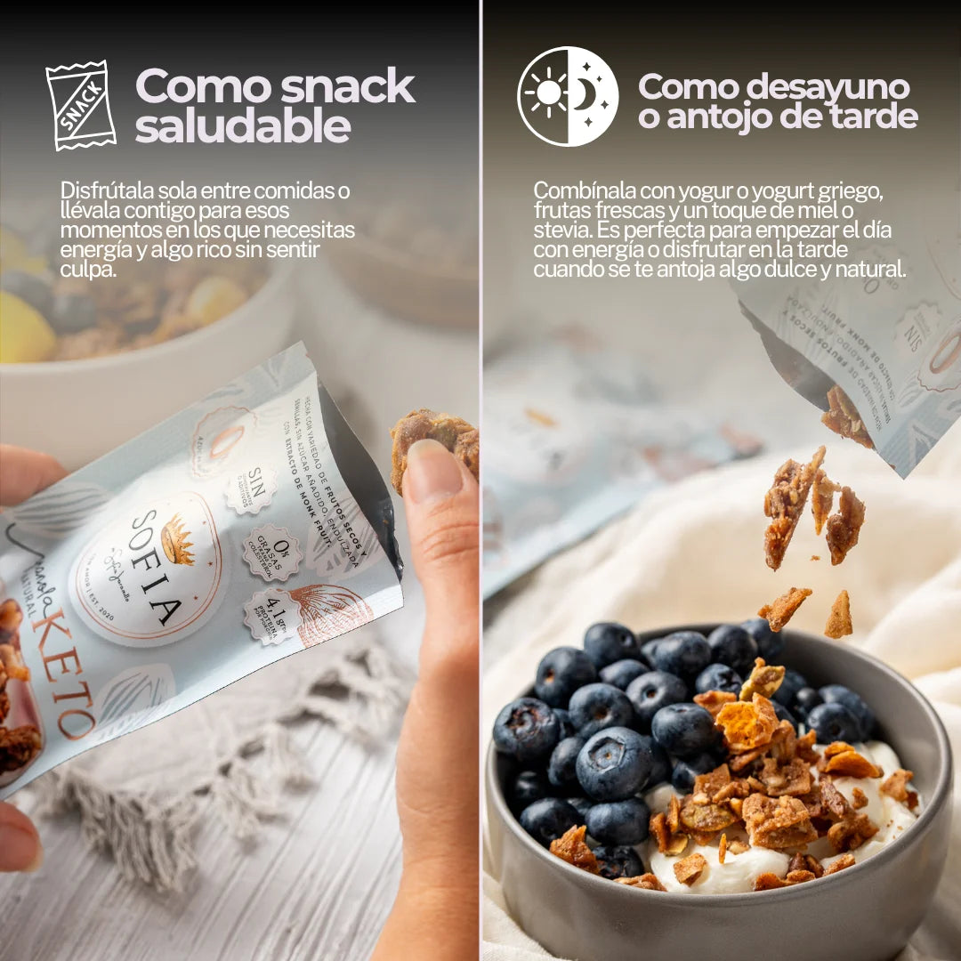 SEMANARIO GRANOLITAS To Go KETO NATURAL