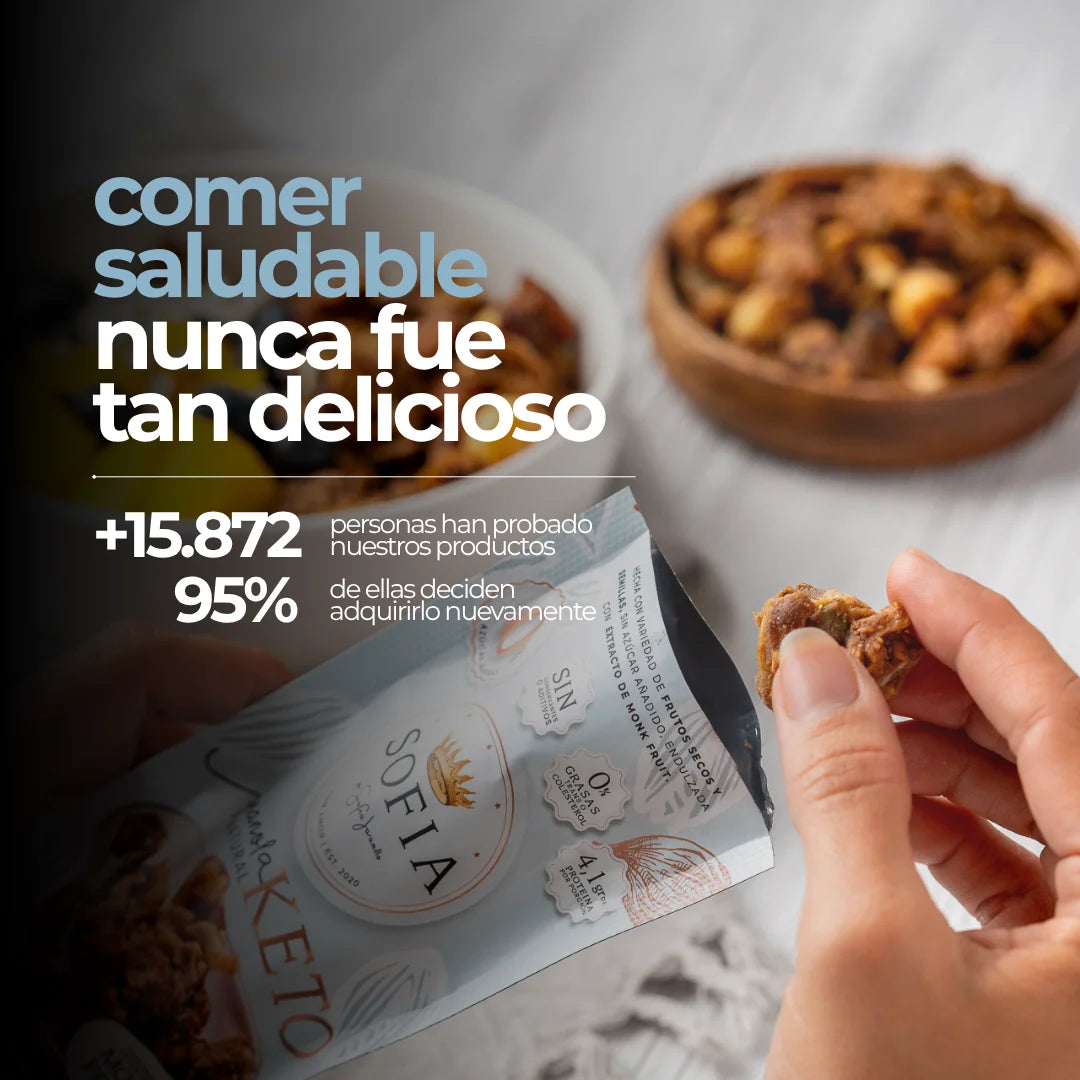 SEMANARIO GRANOLITAS KETO NATURAL