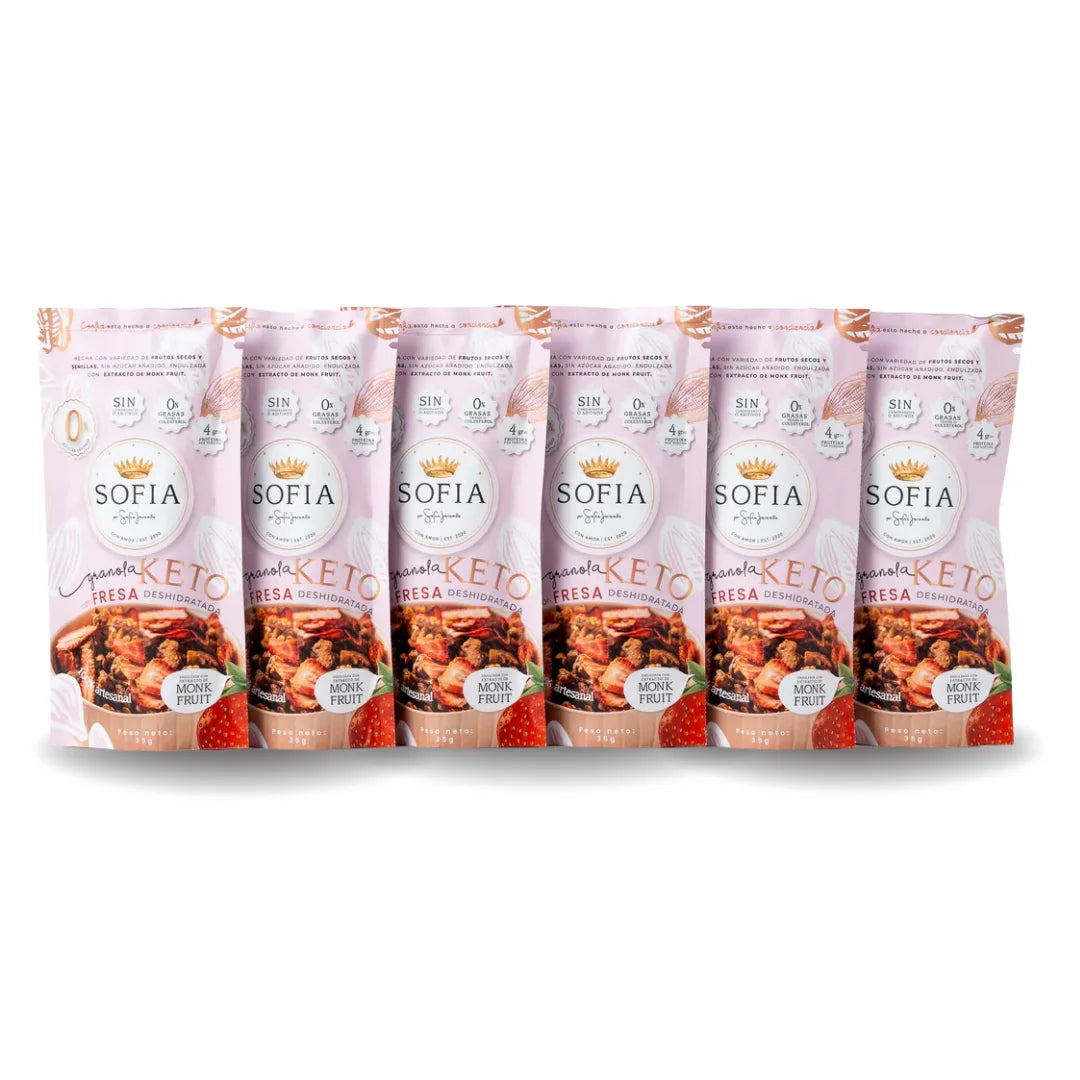 SEMANARIO GRANOLITAS KETO FRESA