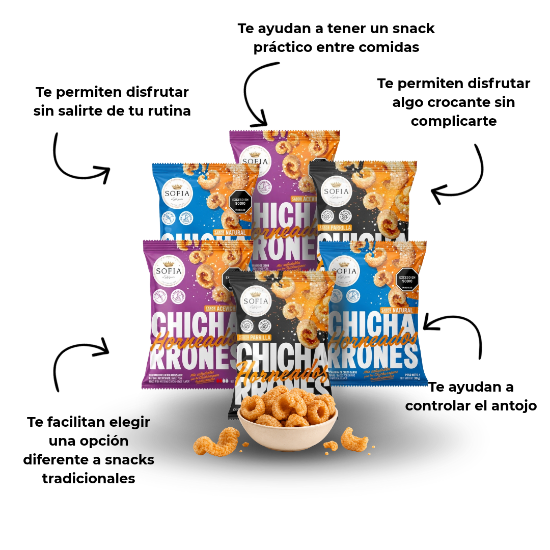 Chicharrones Horneados x6