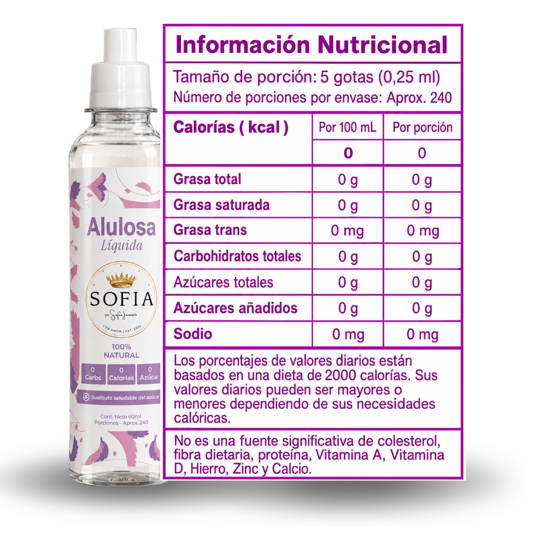 ALULOSA LIQUIDA 60 ML TO GO