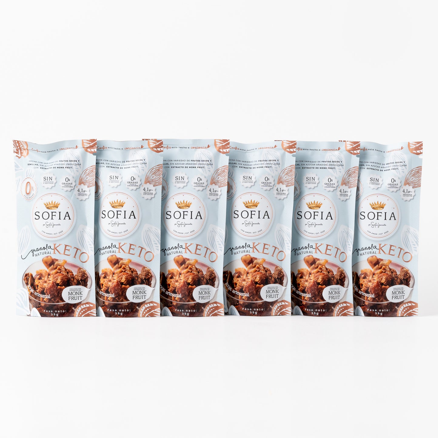 SEMANARIO GRANOLITAS KETO NATURAL - Sofía por Sofía Jaramillo